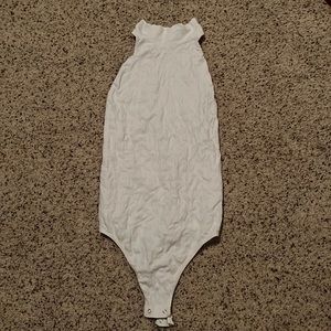 Free People White Bodysuit